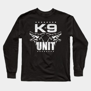 K-9 Unit - Police Unit - German Shepherd Long Sleeve T-Shirt